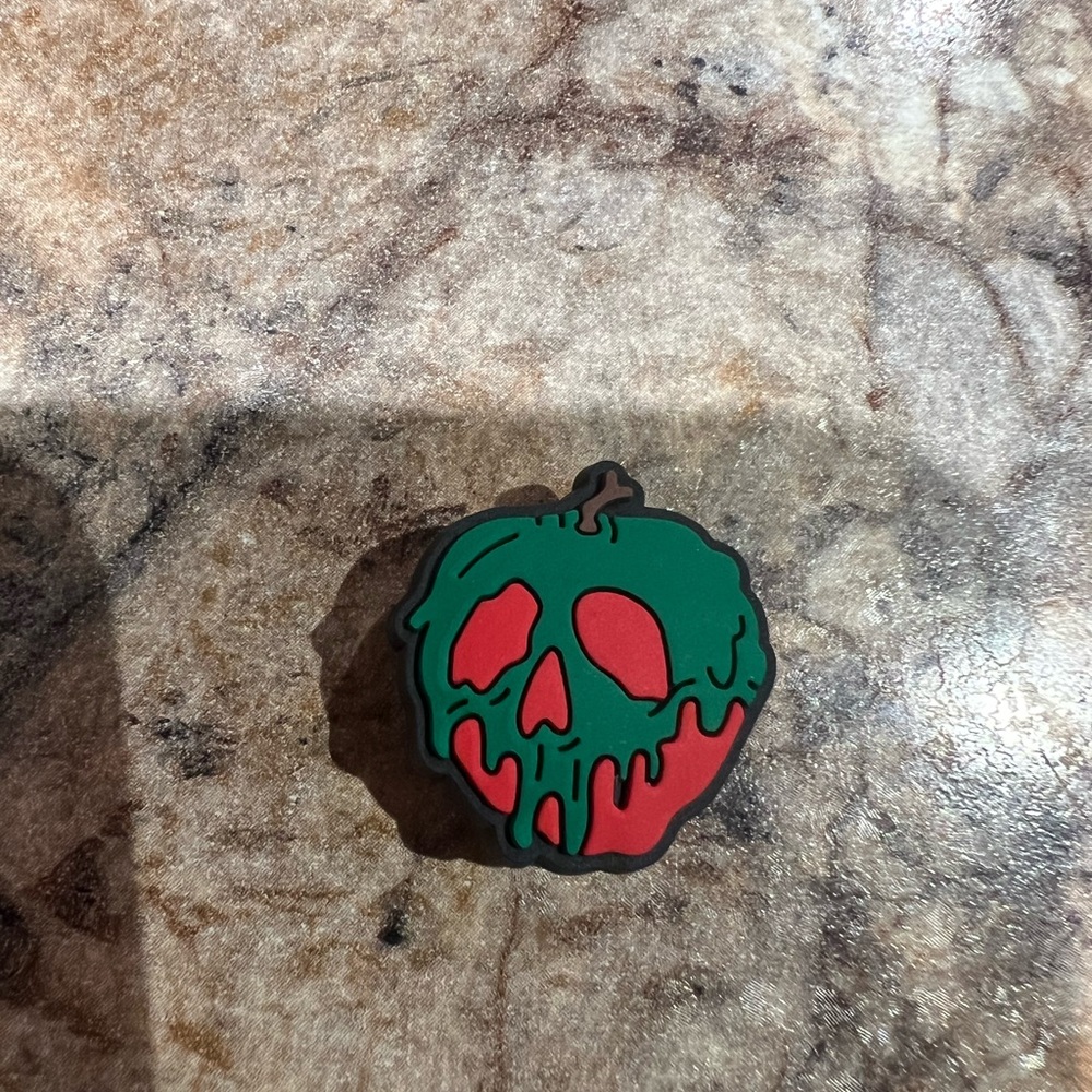 Poison Apple Croc Charm Disney Theme - 3/$8